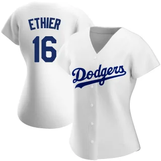 Los Angeles Dodgers Andre Ethier Official Gold Authentic Women's White/  2021 Program Player Player MLB Jersey S,M,L,XL,XXL,XXXL,XXXXL