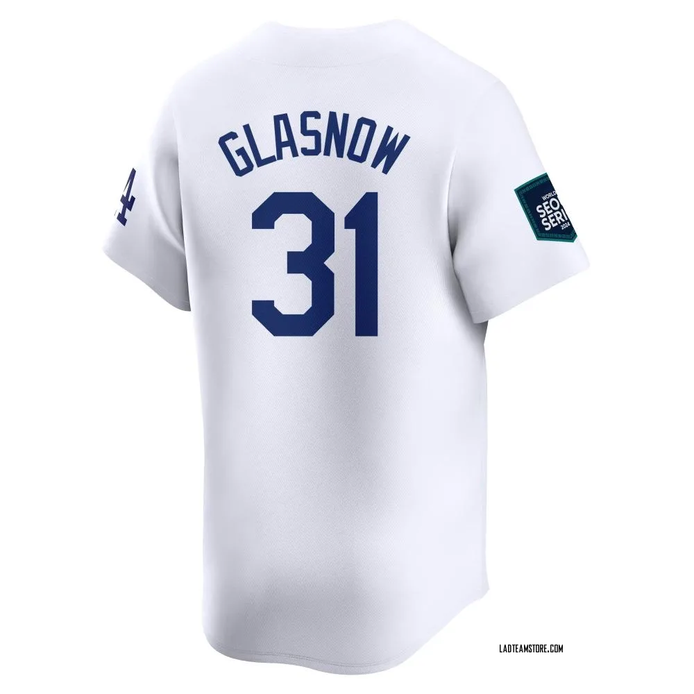 Youth Limited White Tyler Glasnow Los Angeles Dodgers 2024 World Tour ...